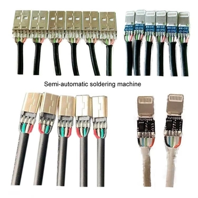 コネクタワイヤーUSBケーブル 自動メーカーPCBデスクトップ溶接機