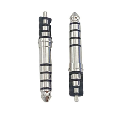 ニッケル付きプラグ ヘッドフォンプラグ 4.4mm 5ポール 33L 男性オーディオコネクタ