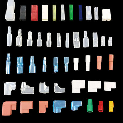 187 250 Flag Terminal Protection Clear Soft Sleeve Cover 4.8/6.3mm Transparent PVC Insulation Terminal Sheath