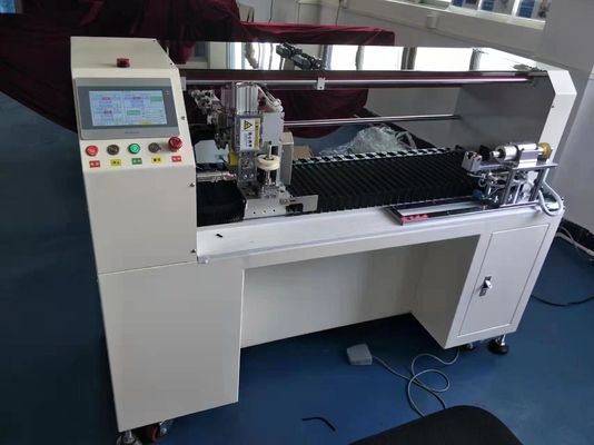 バネ付き巻き毛の適用範囲が広い電話ケーブルのコイル巻線機械Rj9コネクター4p4c