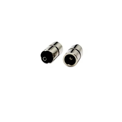 ニッケル付 女性用DCコネクタ 5.5x2.1mm DC電源ジャック
